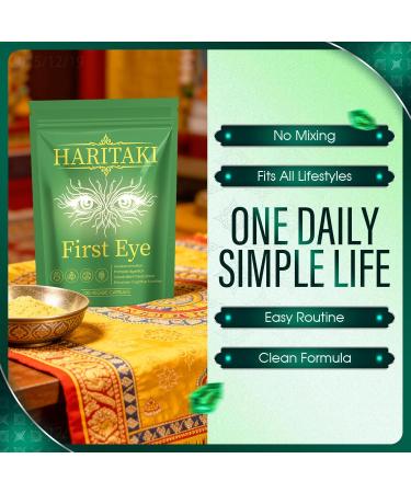 Haritaki First Eye Capsules Pure Terminalia Chebula Fruit Extract Pineal Gland Cleansing General Well-Being & Daily Wellness - Gluten-Free 120 Vegan Capsules (1) - Buy Online on GoSupps.com