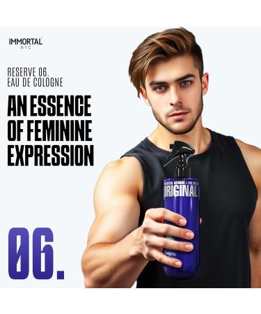 Immortal NYC Reserve 06 After Shave Spray Premier Men's Cologne 17 oz - Exclusive Barbers - Softens Skin - Refreshes/disinfects and Relieves Face and Skin - Moisturizing Formula After Shaving Amber Musky - Buy Online on GoSupps.com