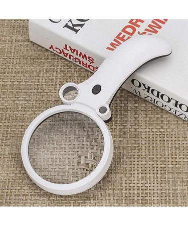 Handheld 3 in 1 Four Multiples Reading with Led Fake Magnifying Glass for Reading Crafts Repair Magnifier Lofty Ambition - Buy Online on GoSupps.com