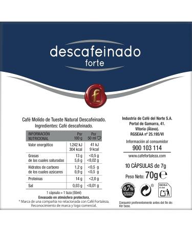  Fortaleza Fortaleza Coffee - Capsules Compatible with Dolce Gusto Decaffeinated Strong Authentic Intense and Aromatic Flavor Natural Roast Pack of 12 x 3 - Total 36 units - Buy Online on GoSupps.com