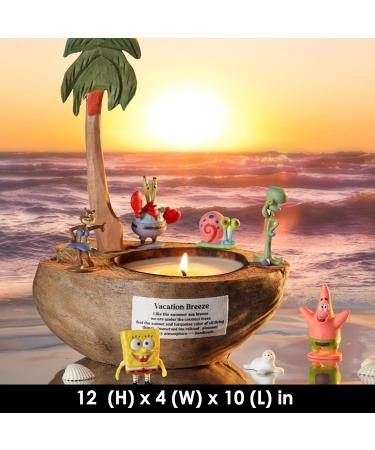 Juju Coconut Shell Aromatherapy Candle - Large Scented Candle Set for Women - Eco-Friendly Gift with Sponge - Buy Online on GoSupps.com