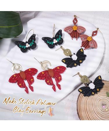 Puocaon Luna Moth Polymer Clay Cutters - Set of 16 Shapes for Polymer Clay Jewelry Making - Buy Online on GoSupps.com