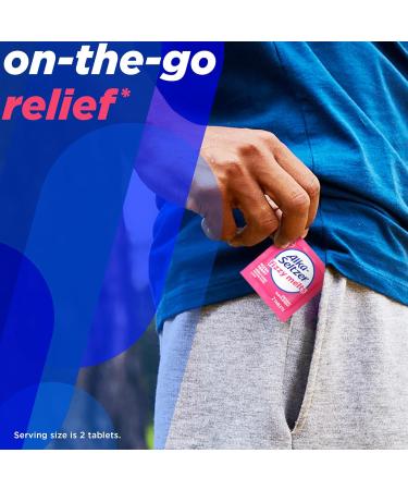 Alka-Seltzer Fizzy Melts, Dissolve on Tongue, No Water Needed, On-The-Go Dietary Supplement Antacid Tablets, for Relief of Occasional Heartburn and Acid Indigestion*, Berry Flavor, 16ct Mixed Berry - Buy Online on GoSupps.com