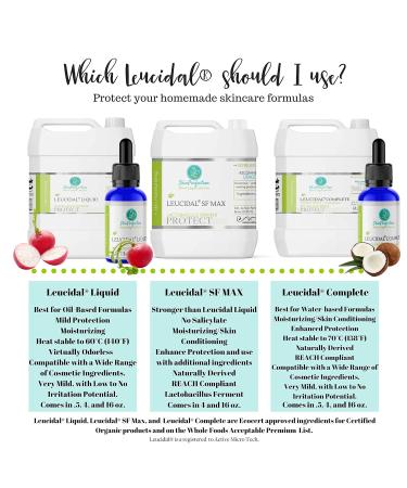 Skin Perfection Leucidal Liquid Complete - Natural Preservative for Lotion Making | Lactobacillus & Coconut Extract - 4oz Skincare Essential - Buy Online on GoSupps.com