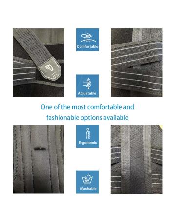 Posture Corrector and Back Brace for Men and Women Lumbar Spinal Support Adjustable and Breathable Back Straightener for Scoliosis and Hunchback Correction Back and Shoulder Pain (XL) - Buy Online on GoSupps.com