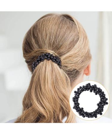 HINZIC 4PCS Pearl Hair Ties - Elegant Elastic Scrunchies for Women and Girls - Buy Online on GoSupps.com