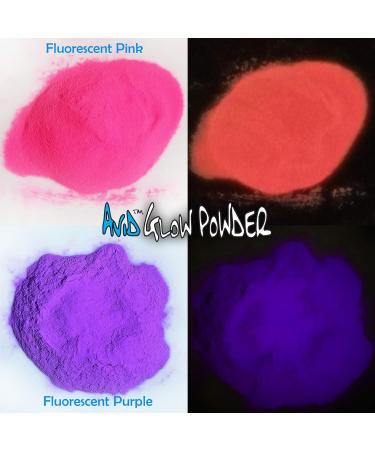Glow Powder Pigment Variety - 6 Colors Fluorescent Pack for Resin, Slime, Nail Polish - 3.2oz/90g Total | Glow in The Dark Pigment Powder - Strontium Aluminate 6 Pack - Buy Online on GoSupps.com