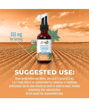 MaryRuth Organics Throat Spray (Unflavored) & Echinacea Purpurea Drops | USDA Organic Clean Label Project Verified | Vitamins for Throat Relief Immunity & Overall Health | Vegan Non-GMO - Buy Online on GoSupps.com