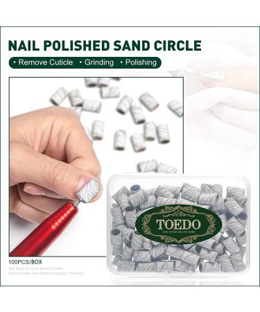 Sanding Bands 100pcs TOEDO Nail Drill Bits for Manicures/Pedicures - 240 Grit Zebra - Buy Online on GoSupps.com