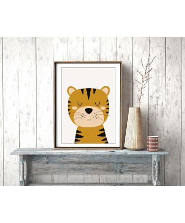 artpin Children's Room Posters - Set of 6 Baby Room Art | Boho Safari Rainbow A4 Prints for Nursery Decor - Buy Online on GoSupps.com