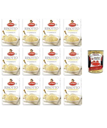 Curtiriso Parmigiana Risotto Cheese ready in 8 minutes Parmigiana Risotto with cheese is ready in 8 minutes 12 x 175 g + Italian gourmet pulp 400 g
