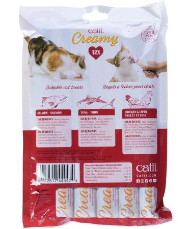 Catit Cat Treats Lickable Assorted 12 x 15 g Pack of 8 Lickable Cat Treats Soft Cat Treats Creamy Cat Treat Kitten Treats Cat Lickable Treat Soft Cat Treats Gaterie Pour Chat Cat Snacks Tube - Buy Online on GoSupps.com