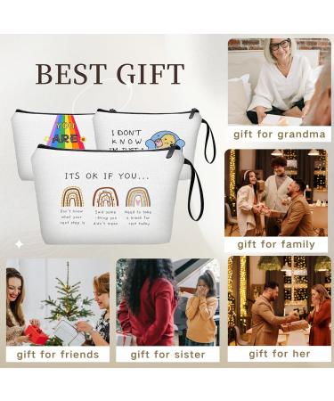 Pickle Gifts Gifts for Friends Gifts for Women Birthday Unique Cosmetic Bag with Mirror Positivity Gifts Fun Gifts for Women Sisters Gifts from Sister Strong Woman Gifts Coworker Gifts for Women Bj007 - Buy Online on GoSupps.com