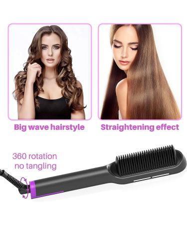 Digital Hair Straightening Comb with Negative Ion Timer - Hot Comb for Women's Hair | Automatic Shutdown Feature | Hairdressing Tool - Buy Online on GoSupps.com