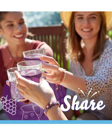 Crystal Light Sugar-Free Concord Grape Drink Mix - 6 Count Pitcher Packets - Low Calories (Pack of 1) - Buy Online on GoSupps.com
