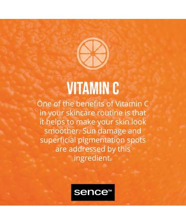 Sence Sence Vitamin C Exfoliating Facial Spray Vegan Beauty Skincare Serum with Citric Acid Panthenol AHA and BHA Cosmetic Facial Cleanser for Women and Men (1 x 30 ml) - Buy Online on GoSupps.com