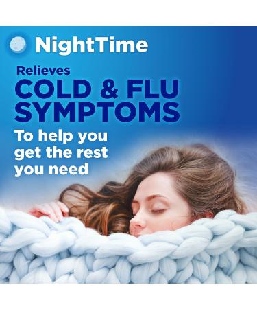 Amazon Basic Care Cold and Flu Relief Day/Night Combo Softgels - 48 Count Pack - Multi-Symptom Relief for Powerful Cold Medicine - Buy Online on GoSupps.com