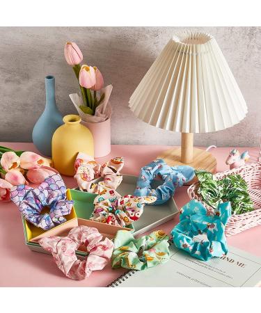 16 Cute Kawaii Hair Scrunchies - Unicorn & Rainbow Designs for Women & Girls - Buy Online on GoSupps.com