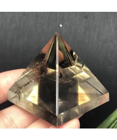 FUERLI Natural Color Gum Tawney Pyramid gem Suitable for Home Decoration Can be Used for HOMEZHOU - Buy Online on GoSupps.com