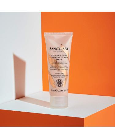 Sanctuary Spa Rose Face Mask Diamond Dust and Rose Clay 2 In 1 Face Mask and Face Scrub for All Skin Types 75 ml - Buy Online on GoSupps.com