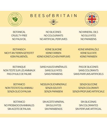 Bees of Britain 100% Natural Bathing Salt - Himalayan Salt with Lavender Honey & Chamomile | 450g | 5% Profit to Save Bees - Buy Online on GoSupps.com