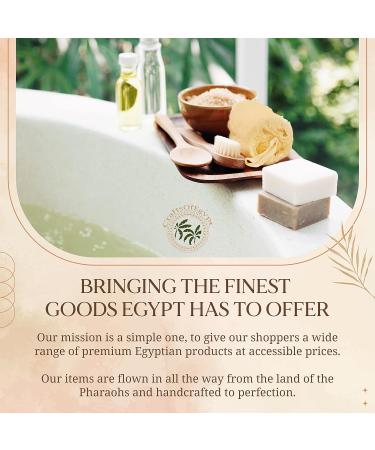 Exfoliating Body Scrubber Loofah Sponge - Natural Egyptian Bath & Shower Scrubbers for Face Back & Body - Biodegradable Luffa Wash Exfoliator - Eco Friendly No Toxic Chemicals Set of 1 - Buy Online on GoSupps.com