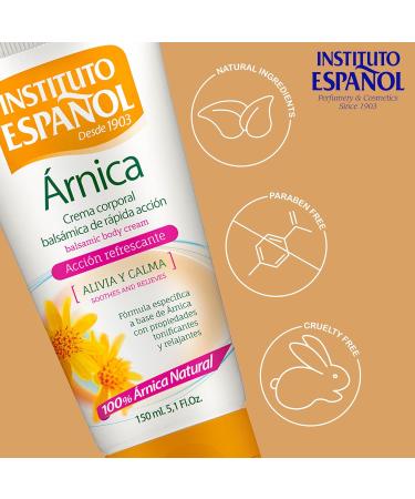 Instituto Espa ol Arnica cream maximum performance 2 x 150 ml fastacting arnica cream for bruises and swelling cream for bruises with mountain arnica extract natural vegan - Buy Online on GoSupps.com