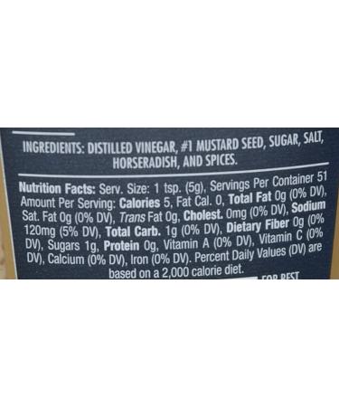 Dietz & Watson Deli Compliments Horseradish Mustard 9oz Bottle - Pack of 2 - Buy Online on GoSupps.com
