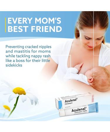 Azulenal Wound and Healing Ointment - Natural Anti-Inflammatory Cream for Eczema & Baby Skin Care - 3 Pack 20g - Buy Online on GoSupps.com