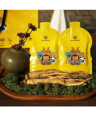 GeumHeuk Korean Black Ginseng for Kids - Vitamin, Multivitamin, Support Immune System, Focus, Mental Performance 50ml X 30 Pouches - Buy Online on GoSupps.com
