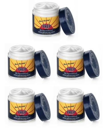 PREP: Derma Protective Cream Paraben Free 2.53 Fluid Ounce (75ml) Jar (Pack of 5) Italian Import