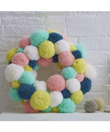 Pom pom Maker Set - 4 Sizes Fluff Ball Weaver Needle Craft Tool for DIY Wool Knitting Decoration - Buy Online on GoSupps.com
