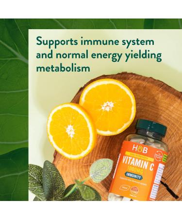 Holland & Barrett Vitamin C 1000mg 120 Tablets - Immune Support Supplement - Buy Online on GoSupps.com