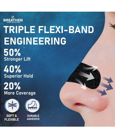 Breathen Sleep Solutions Anti-Snoring Nasal Strips - 45ct | Reduce Snoring & Nasal Congestion | Hypoallergenic for Better Sleep & Wellbeing - International Shipping Available - Buy Online on GoSupps.com