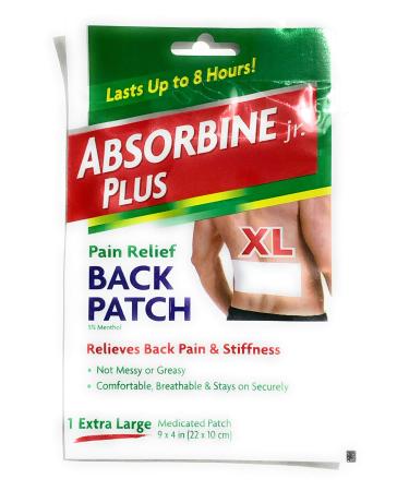 Absorbine Jr. Medicated Patch Pain Relief Back Patch 1 ea (pack of 10)