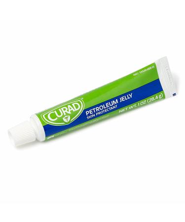 Curad Petroleum Jelly Skin Protectant Healing Ointment 1 Oz (Pack of 12) - For Dry Cracked Skin - Buy Online on GoSupps.com