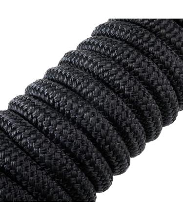 Amarine Made Double Braided Nylon Dock Lines 4840lbs Breaking Strength - 4 Pack, 25ft, 1/2 - Marine Mooring Rope Boat Dock Lines - Buy Online on GoSupps.com