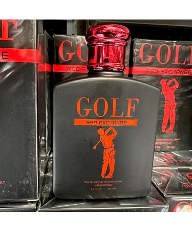 Golf Red Exchange Eau de Parfum Natural Spray 3.4 FL OZ Black Bottle with Red Cap - Buy Online on GoSupps.com