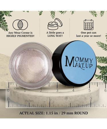 Mommy Makeup Any Wear Creme in Crystal (Pale Pewter) | 3-in-1 Waterproof Cream for Eyes, Cheeks & Lips - Buy Online on GoSupps.com