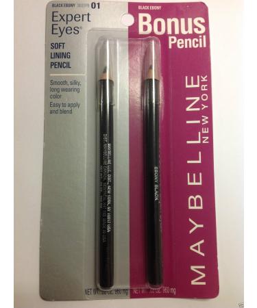 Bonus Pack Maybelline Expert Eyes Eyeliner Liner Pencil - Ebony Black