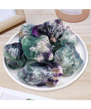 Natural Fluorite Crystal - Raw Rainbow Fluorite Crystals Large Raw Crystals Healing Gemstones for Reiki Healing Tumbling Fountain Rocks Wire Wrapping Decor Cabbing Lapidary Frifer 1 - Buy Online on GoSupps.com