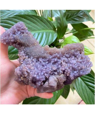 Natural Crystal Rough Natural Crystal Rough Rare! Top Natural Grape Agate Crystal Quartz Specimen ReikiAntiques Exorcise Evil Spirits Money Drawing Semi-Precious Stone Jade Jaspery Natural (Size : 50 500-550g - Buy Online on GoSupps.com