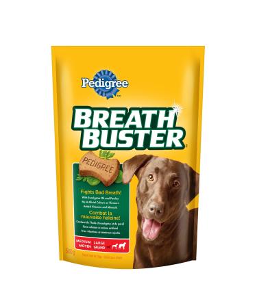 Pedigree Breathbuster Biscuit Adult Dog Treats for Medium or Large Dogs 500g Pouch 62.5 g (Pack of 8) Medium/ Large