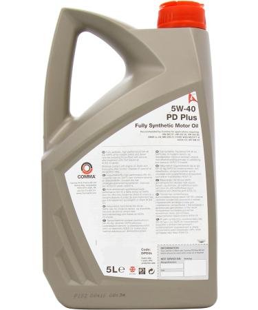 DPD5L Diesel PD 5W40 Fully Synthetic Motor Oil 5 Liter - Premium Performance for Diesel Engines - Buy Online on GoSupps.com