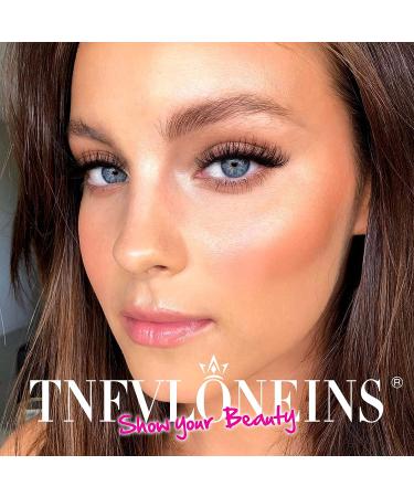 Lash Clusters 200 Pcs DIY Wispy Eyelash Extension Kit 9-16MM D Curl Natural Look Fluffy Lash Extensions for Home Use - TNFVLONEINS-(40D) - Buy Online on GoSupps.com