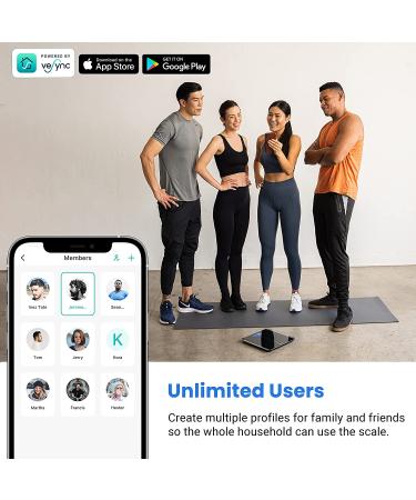 Etekcity Smart Bluetooth Bathroom Scale - Body Weight & BMI Tracker, 400 lbs Capacity, 11x11 inches - Buy Online on GoSupps.com