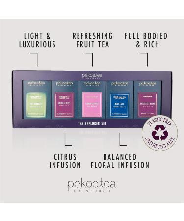 PekoeTea Edinburgh Explorer Gift Set - Premium Loose Leaf Tea Collection - Buy Online on GoSupps.com