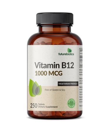 Futurebiotics Vitamin B12 1000mcg Vegetarian Friendly Non-GMO 250 Tablets