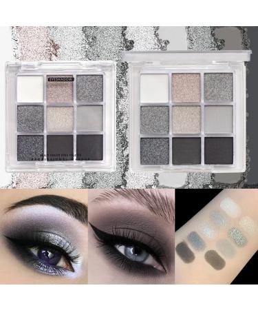 Lazy Eye Eyeshadow smoky makeup eyeshadow color eyeshadow matte eyeshadow palette smokey eyeshadow dark gray and black dots shimmering eyeshadow colors for smokey eyes - Buy Online on GoSupps.com