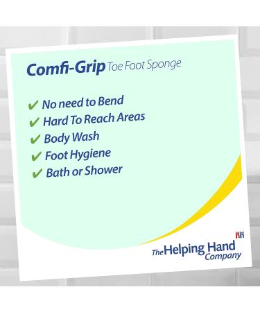 Blue Long Handled Foot Plus Toe Drive Sponge - Convenient Cleaning Tool - Buy Online on GoSupps.com